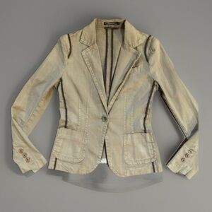 SINGLE NEEDLE TAILORING Stretch Cargo Blazer